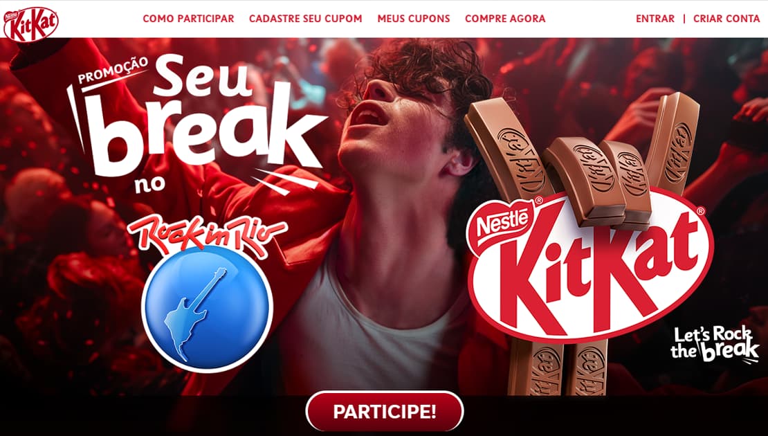 Promoção KitKat - Rock in Rio